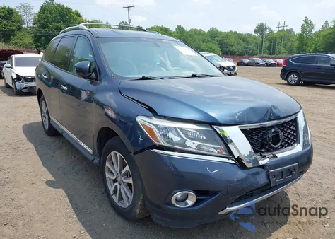 2014 Nissan Pathfinder Sl z USA, uszkodzony, nr VIN 5N1AR2MMXEC642200